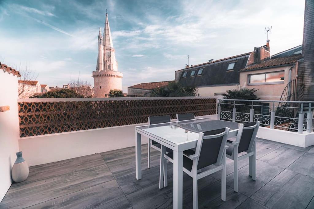 Vue Superbe Sur Tour De La Lanterne T2 Avec Terrasse Remparts 2 Διαμέρισμα Λα Ροσέλ Εξωτερικό φωτογραφία